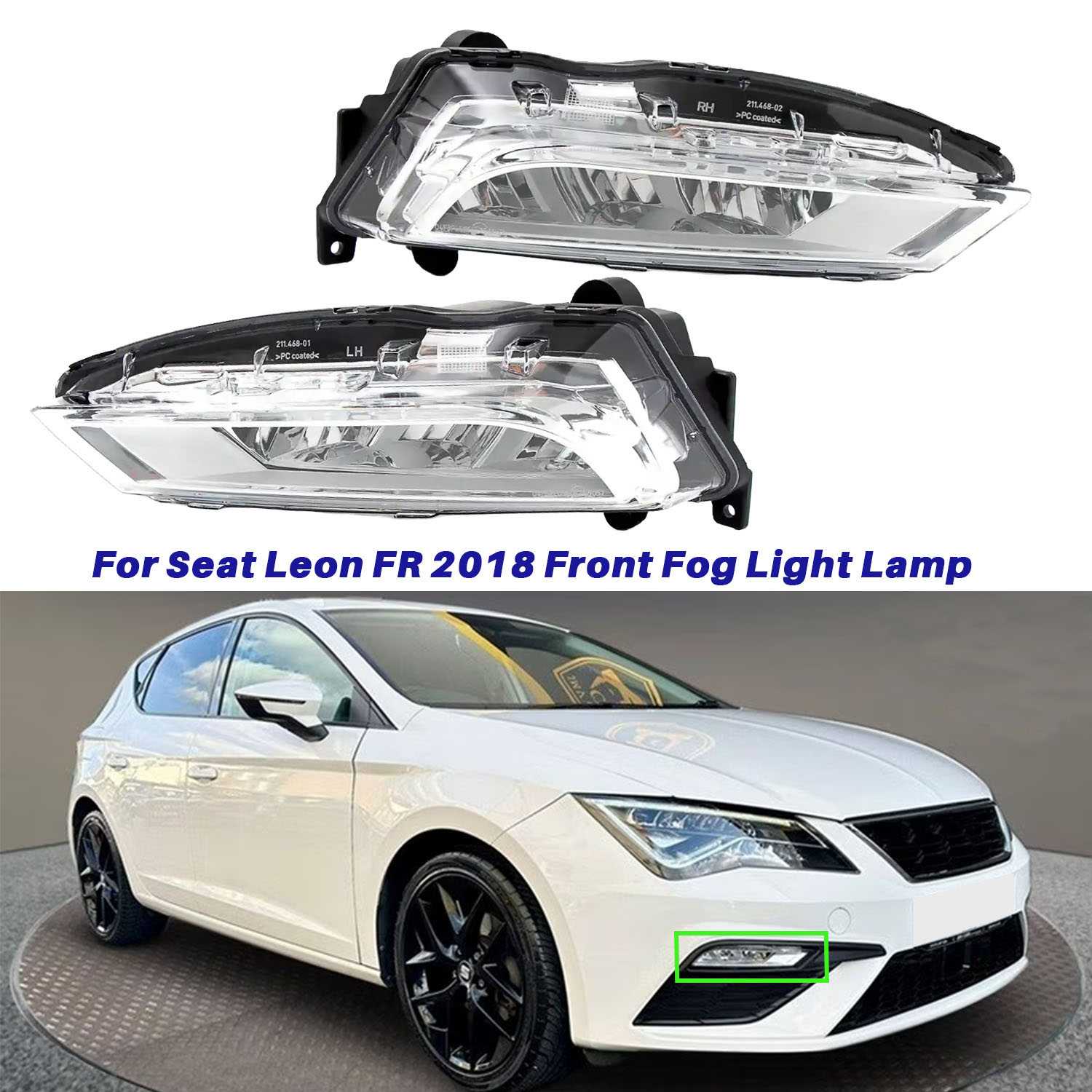Tablet Accessories Aesthetic - Lewy Prawy Przedni Reflektor Przeciwmgielny Bez
