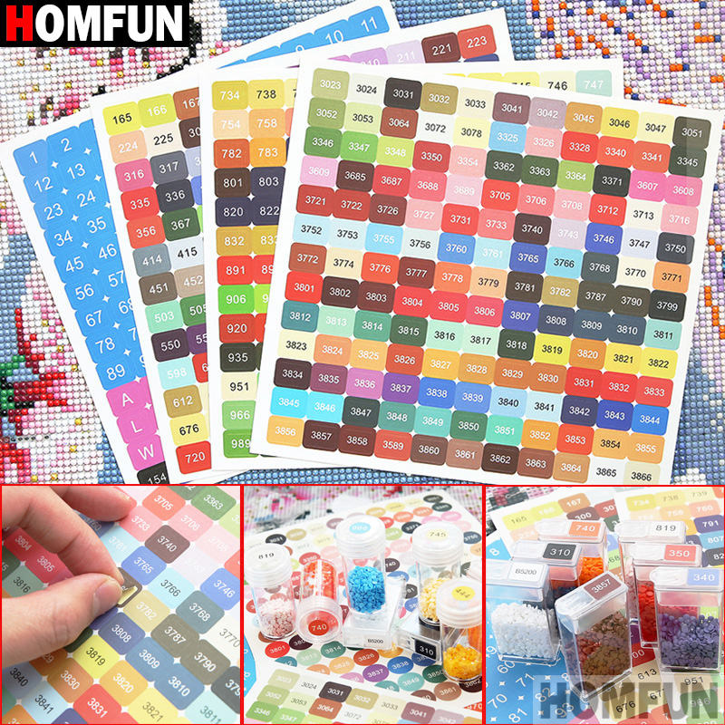 Drawing Tablet Pen Accessories - HOMFUN diamentowe malowanie DMC kolory numer