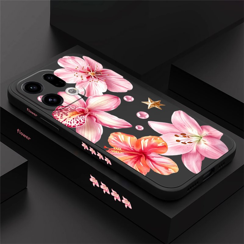 Oppo Reno 12 - Urocze, różowe etui na telefon z